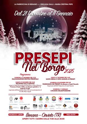  locandina Presepi nel borgo - Orvieto 